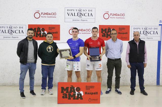Iván Esparza, primer campeón del mano a mano de raspall