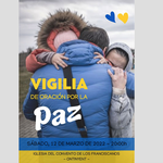 El Convent dels Franciscans d'Ontinyent acull una Vigília d'Oració per la pau a Ucraïna