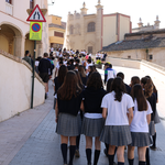 El colegio Pureza de María de Ontinyent realiza una peregrinación a Santa María 