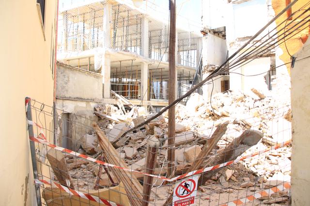 Nou enfonsament de vivendes en Ontinyent