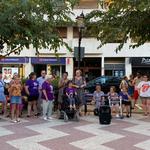  Ontinyent es manifesta en contra de la violació a una dona el cap de setmana