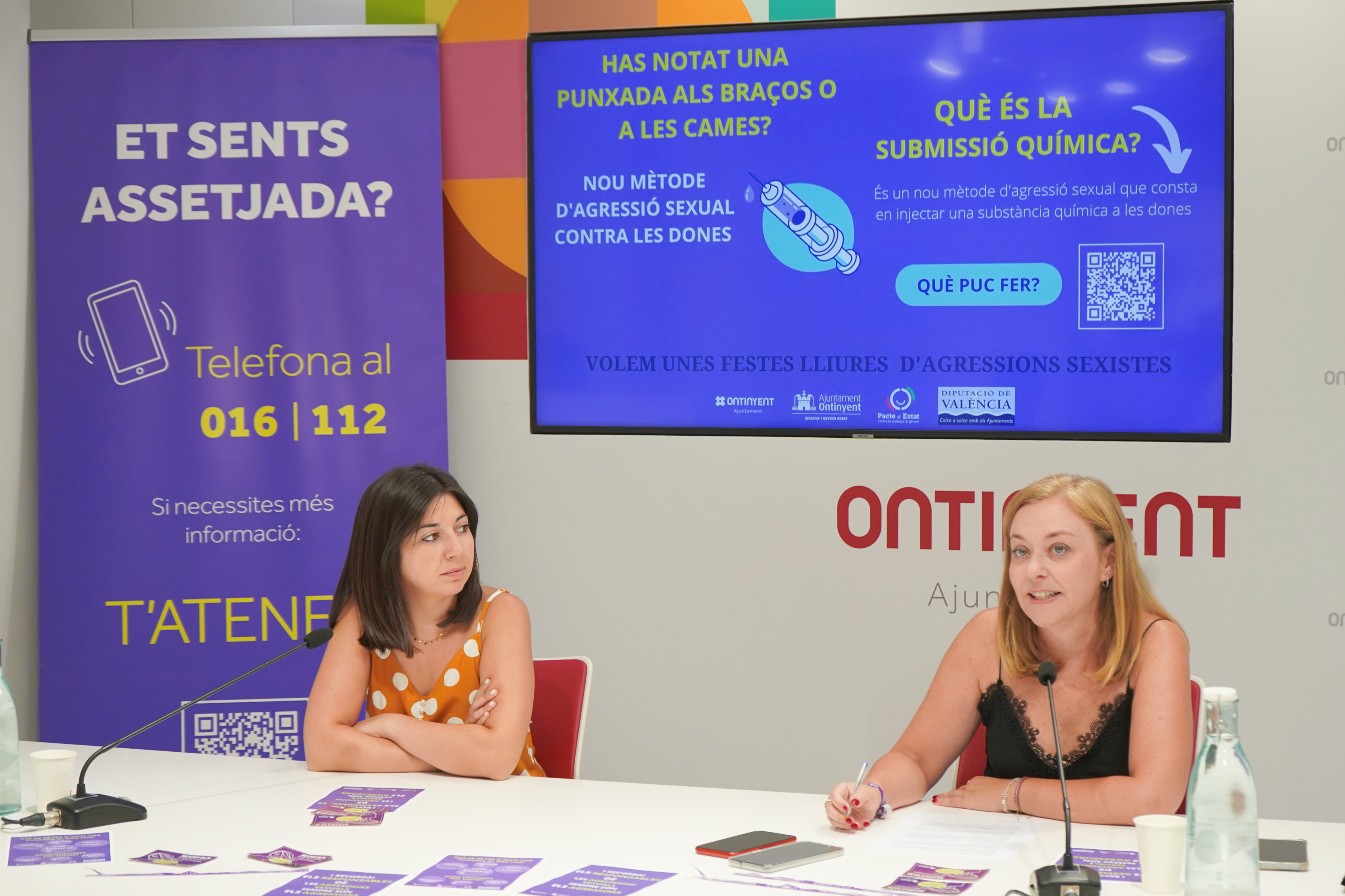 Àngels Muñoz i Natalia Enguix