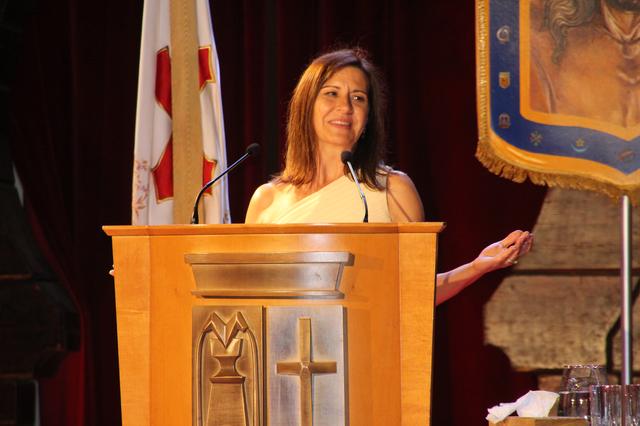 Susana Sanz recorda a “Chimo” en el pregó
