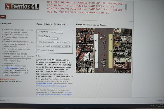 Els tiquets de les cadires per vore l’Entrada s’esgoten en menys de cinc minuts