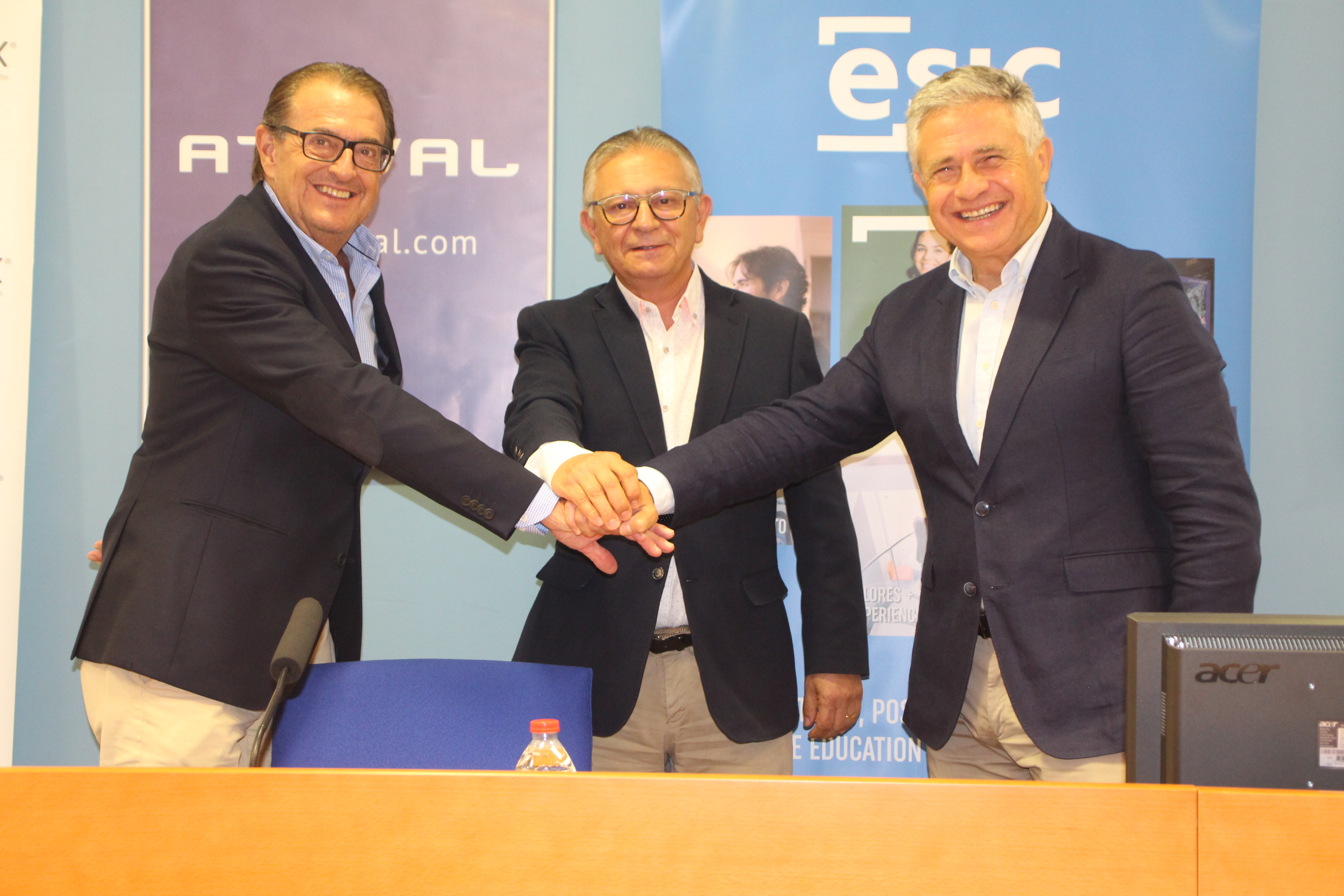 Vicente Blanes, José Serna y José Mª García