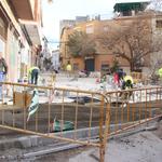 Últims metres de les obres de Sant Antoni 
