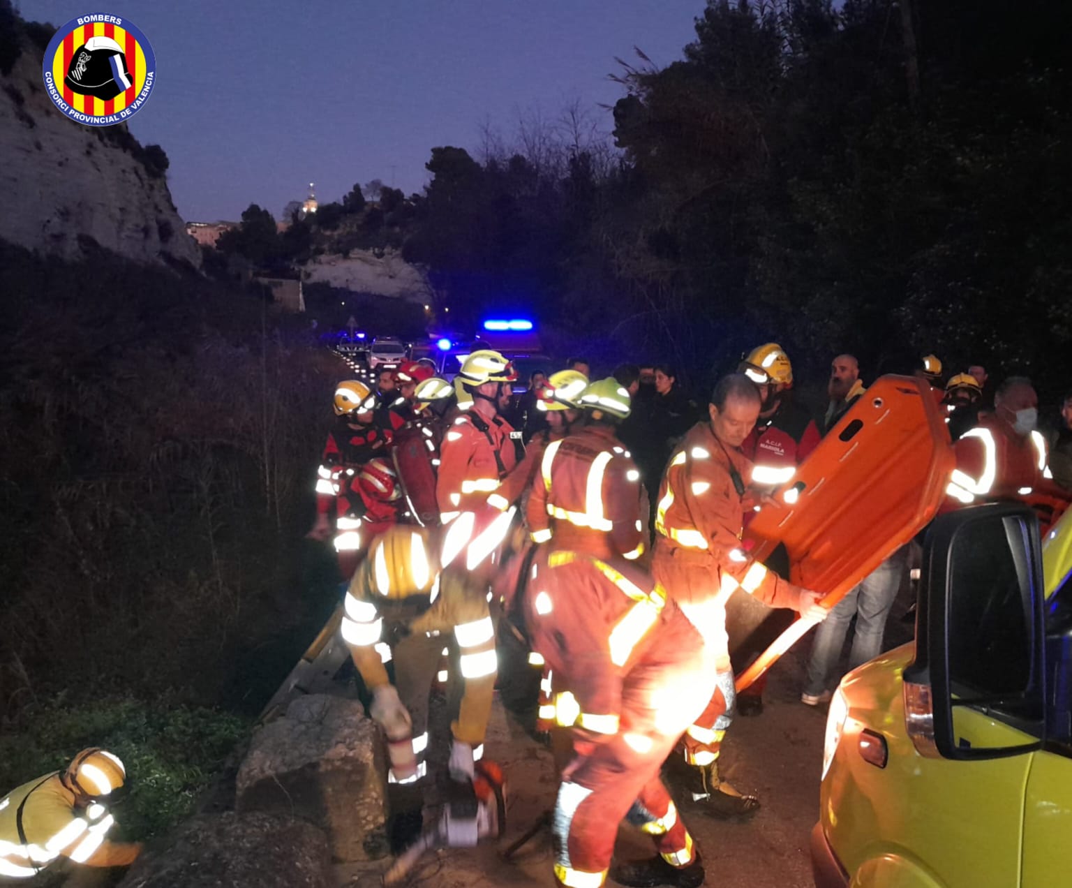 L'helicòpter que buscava la dona 