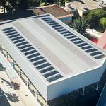 Ontinyent acaba la instal·lació dels nous panells solars del Lluis Vives 