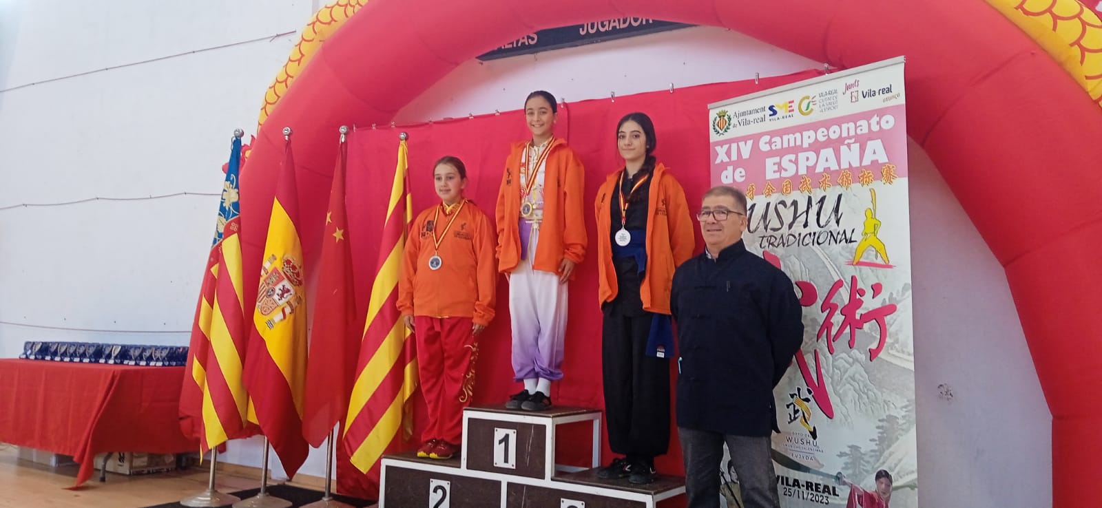 Julia Francés Soler, campeona de España de kung fu