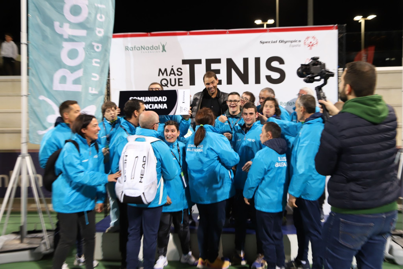 El Centro Ocupacional de Ontinyent, con Rafa Nadal
