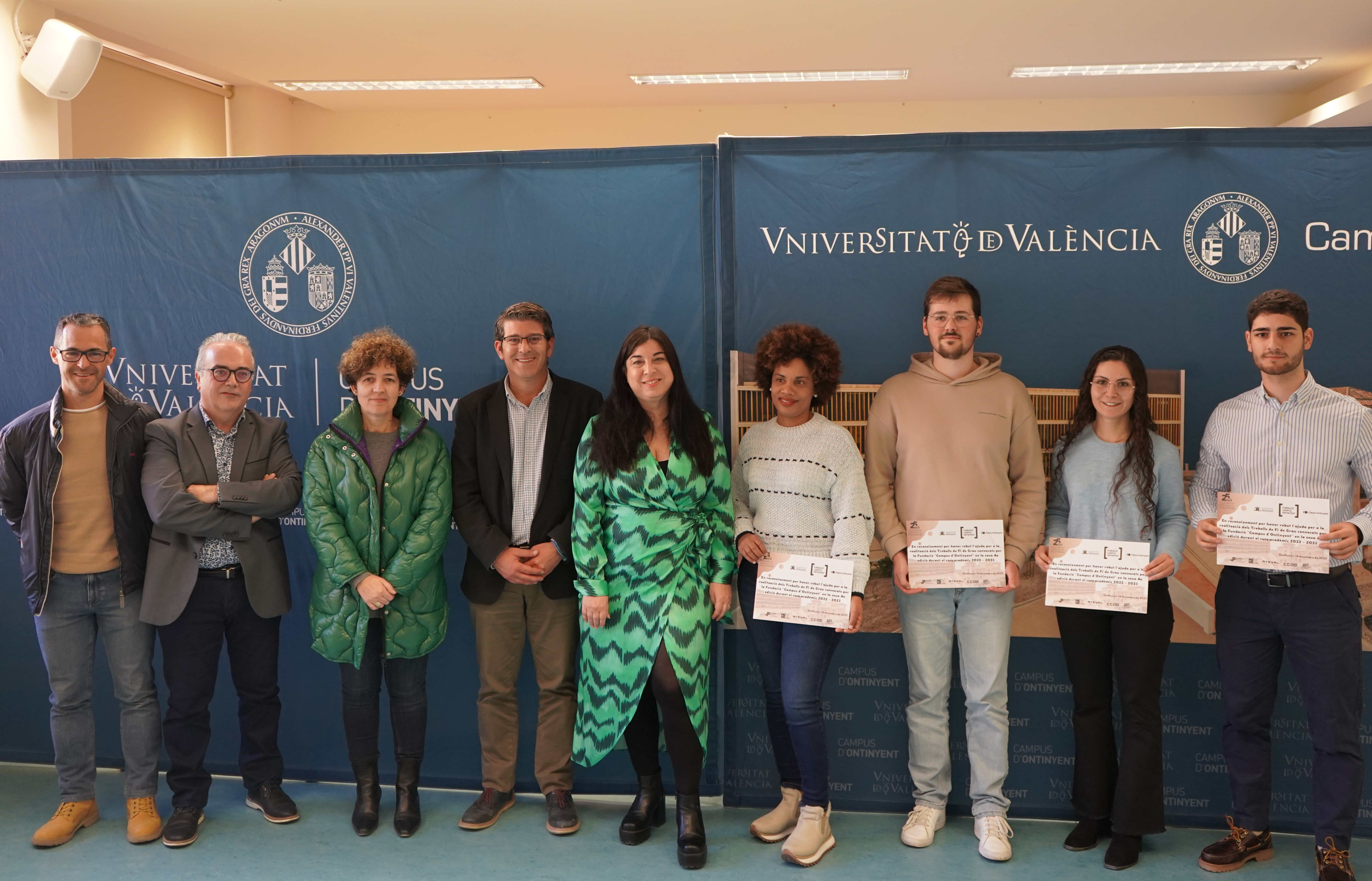 Entrega de los premios TFG en el Campus Ontinyent