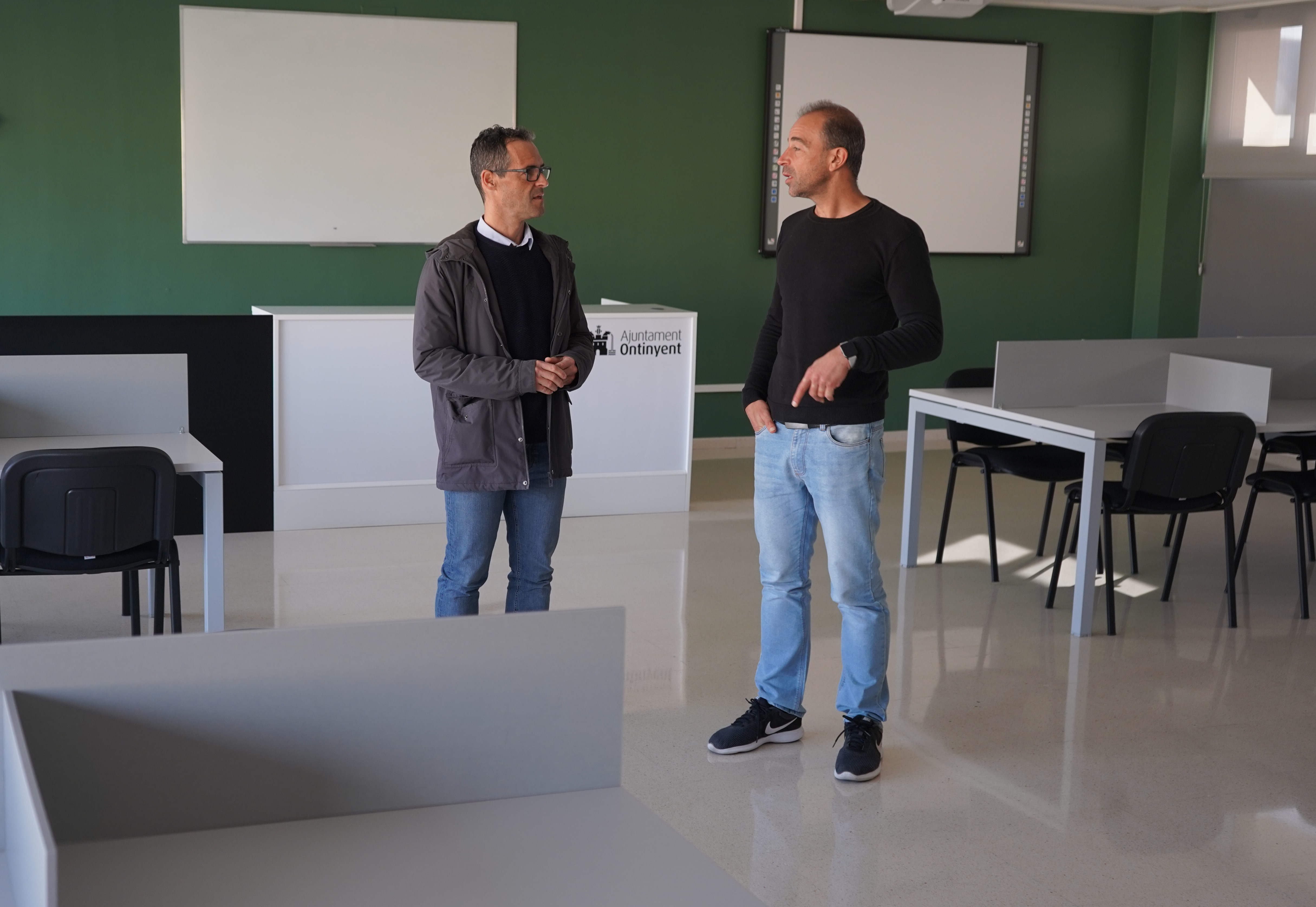 Sala de estudio en el CIC. Ontinyent