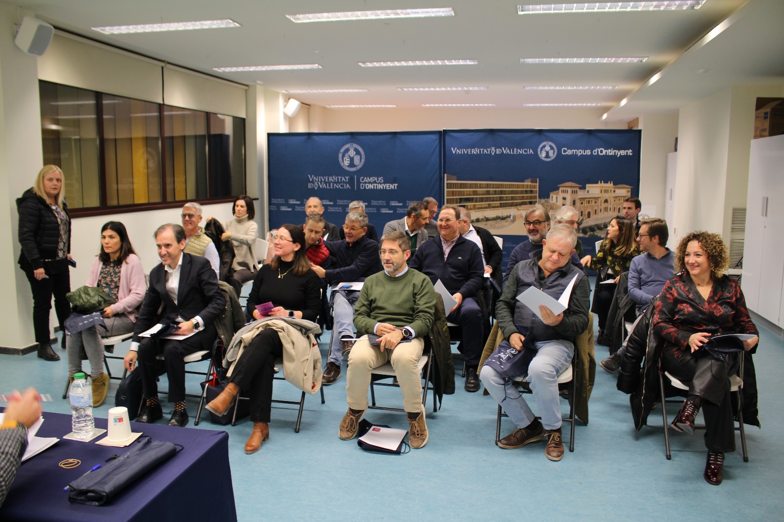 Visita de la directiva de COEVAL al Campus Ontinyent