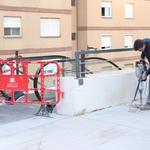 Càmeres de seguretat i més llum en l'escala mecànica del mercat d'Ontinyent
