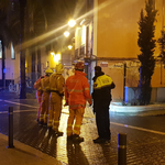 Es desprén una façana al carrer Alcalde Paco Montés d'Ontinyent