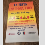 El col·legi Santa María d'Ontinyent acull la donació del 'SangValentí Diocesà'