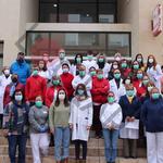 Concentració a Ontinyent contra les agressions a sanitaris 