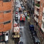 Incendi en una casa del carrer Fra Luis Galiana