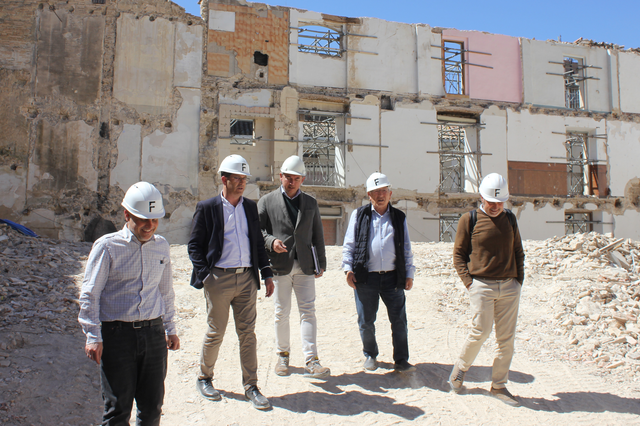 Avancen les obres del nou centre intergeneracional del Delme d'Ontinyent