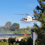 Incendi en el barranc de Portixol d'Ontinyent