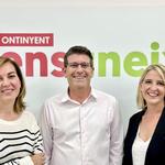 Mª José Alhambra i Inma López, incorporacions d'Ontinyent Ens Uneix