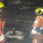 Incendi a una casa de l'avinguda Comte Torrefiel d'Ontinyent