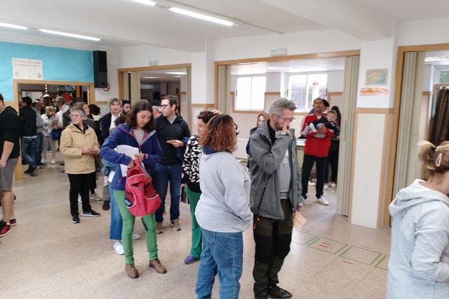 La participació a Ontinyent a les 18:00, 4'89 punts més que en 2019