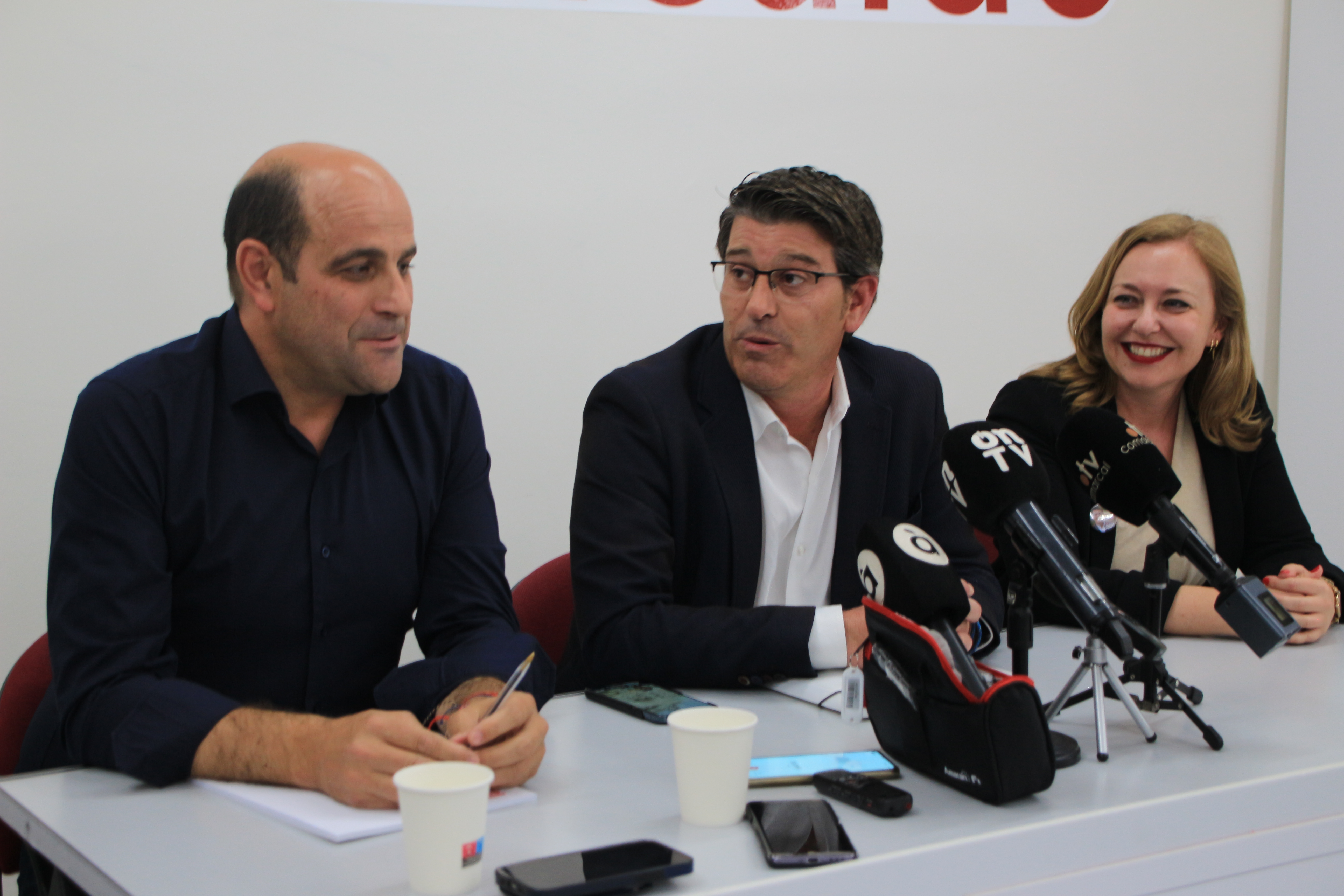 Ricard Gallego, Jorge Rodríguez i Natalia Enguix