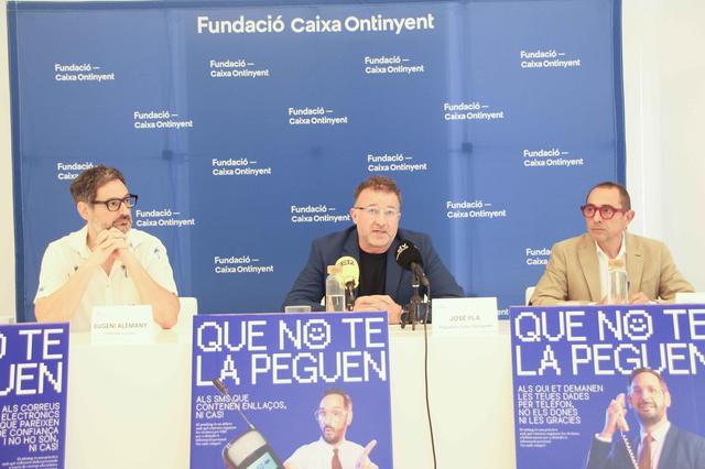 Caixa Ontinyent i Eugeni Alemany s'uneixen contra el ciberfrau 