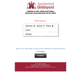 Consulta ací si has sigut designat para la taula electoral a Ontinyent