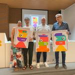El cartel de la 38ª MIT en la Vall d'Albaida sorprende con un diseño interactivo