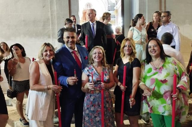 Natalia Enguix participa en la procesión del Cristo de la Fe de Benicolet