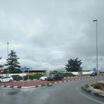 Un nou accident en la rotonda de bombers d'Ontinyent 