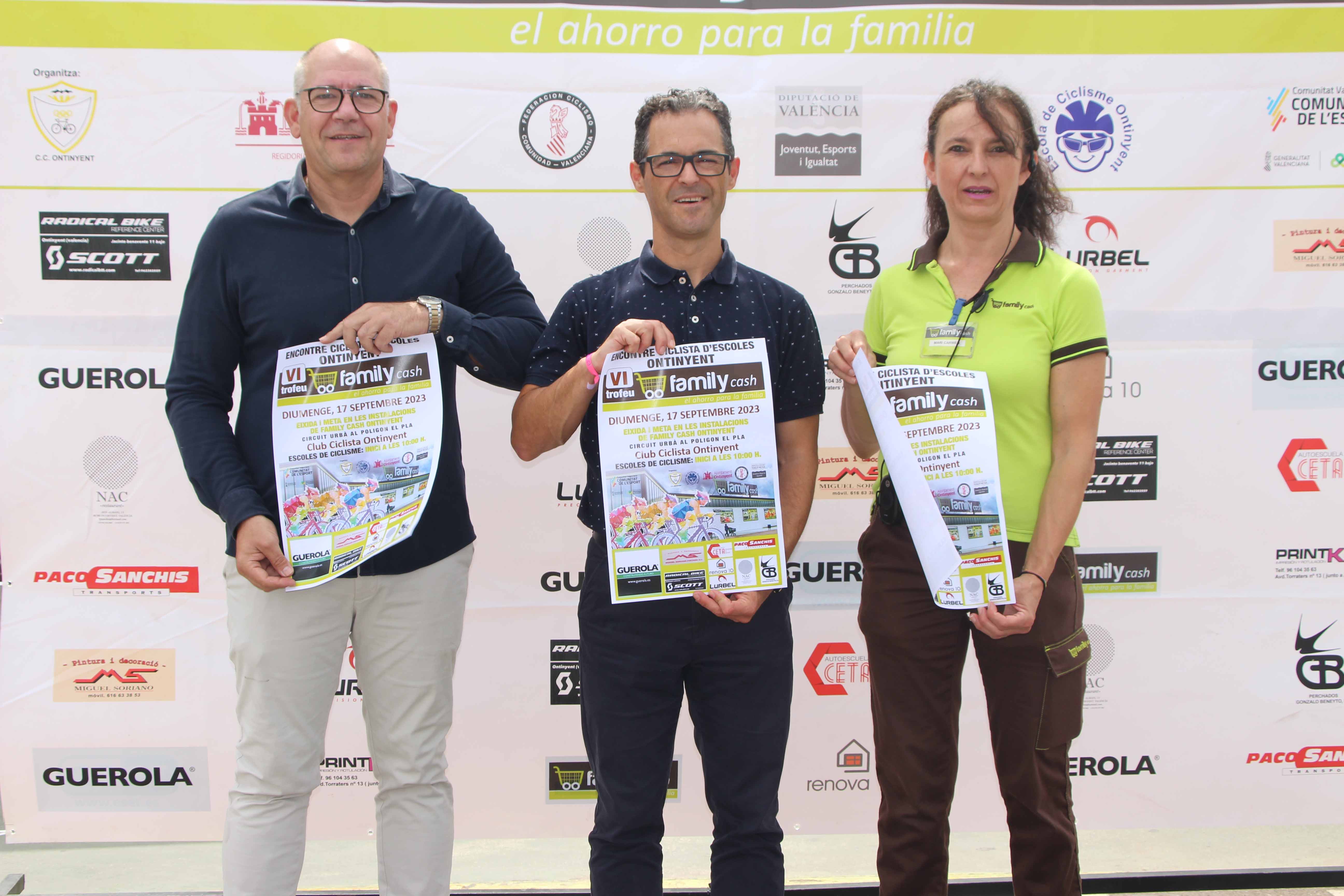 Eleuterio Mancebo, Ferran Gandía y Mª Carmen Ferrero