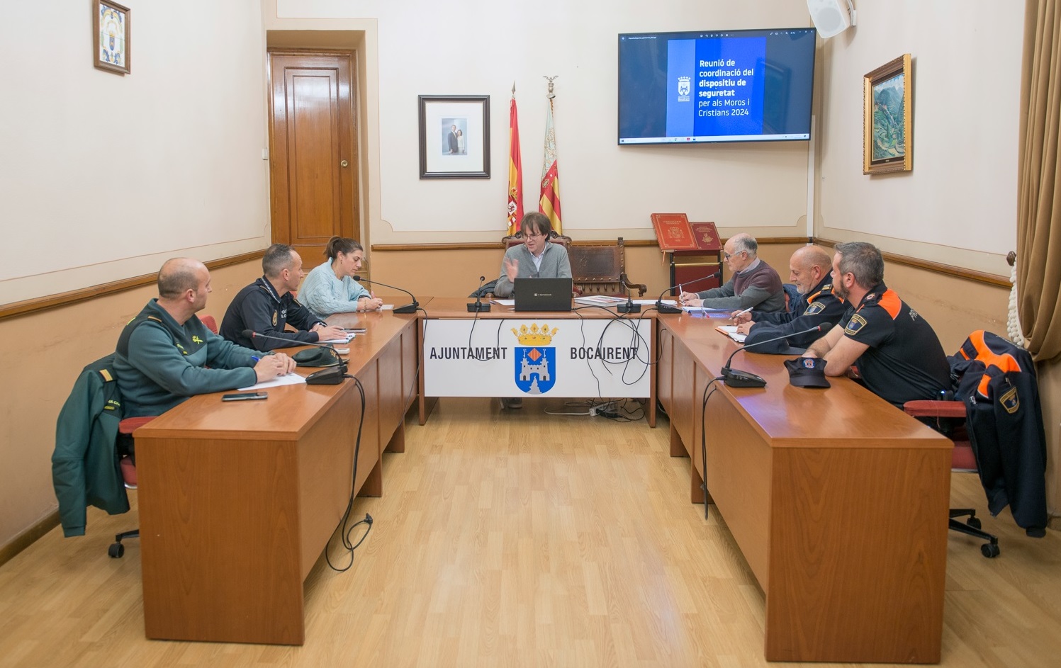 Reunión del dispositivo de seguridad en Bocairent