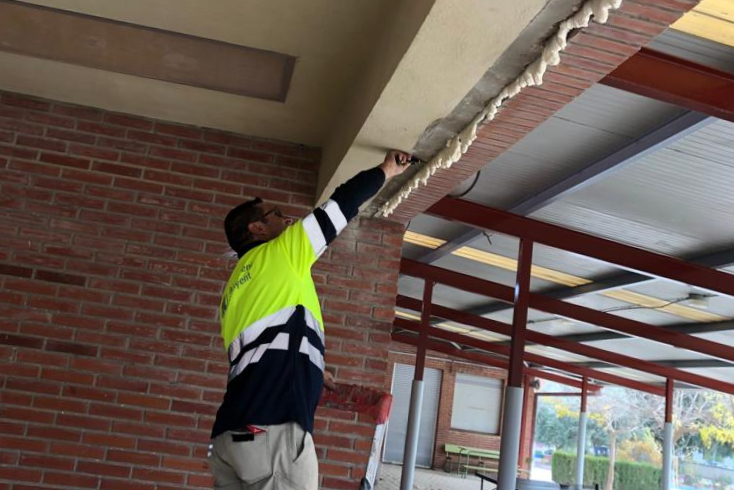 Obras en los colegios de Ontinyent