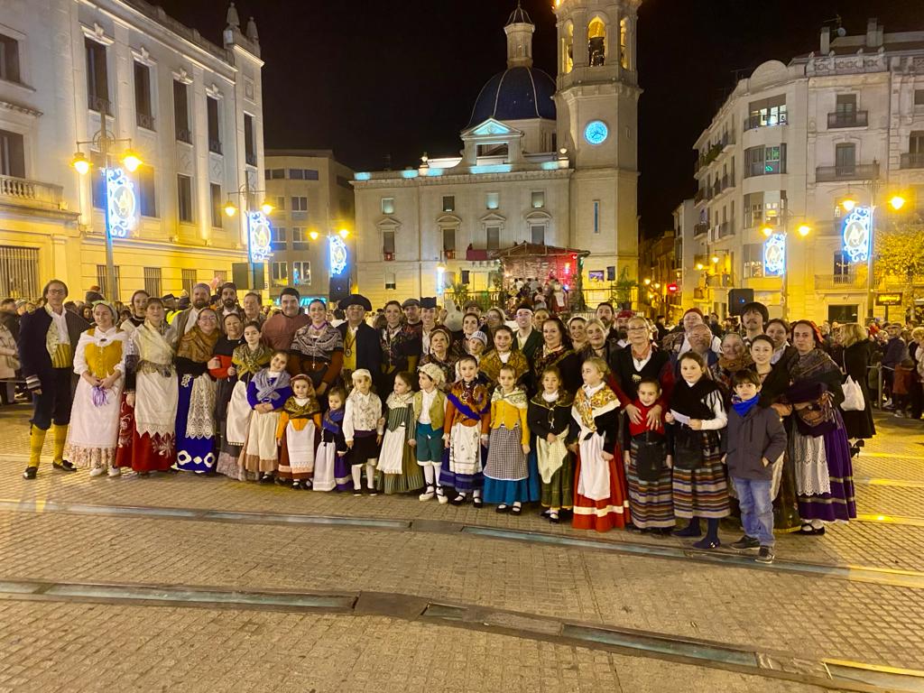 Ontinyentins en la Cabalgata de les Pastoretes, Alcoy