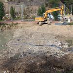 Inicien els treballs de la passarel·la sobre el riu Clariano a Ontinyent