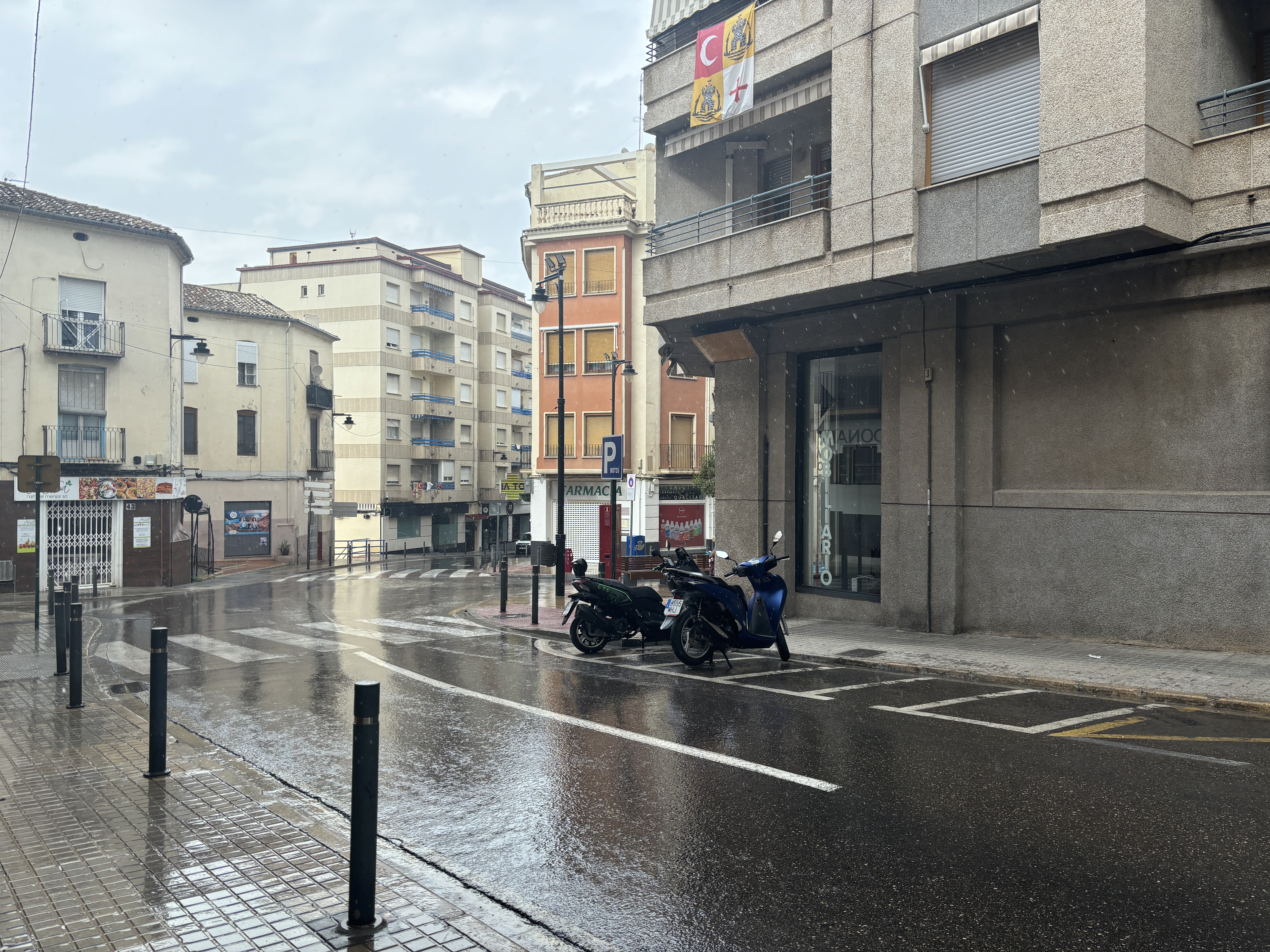 Pluja a Ontinyent el dia 3 de setembre