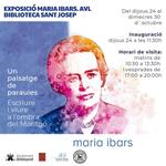 La Biblioteca San José de Ontinyent acogerá una exposición sobre María Ibars