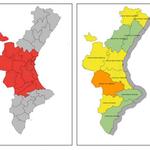 Alerta taronja per forts vents a l'interior sud de València
