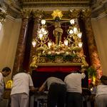 El trasllat del Crist i la benedicció de les obres de Santa Anna, el 29 de març