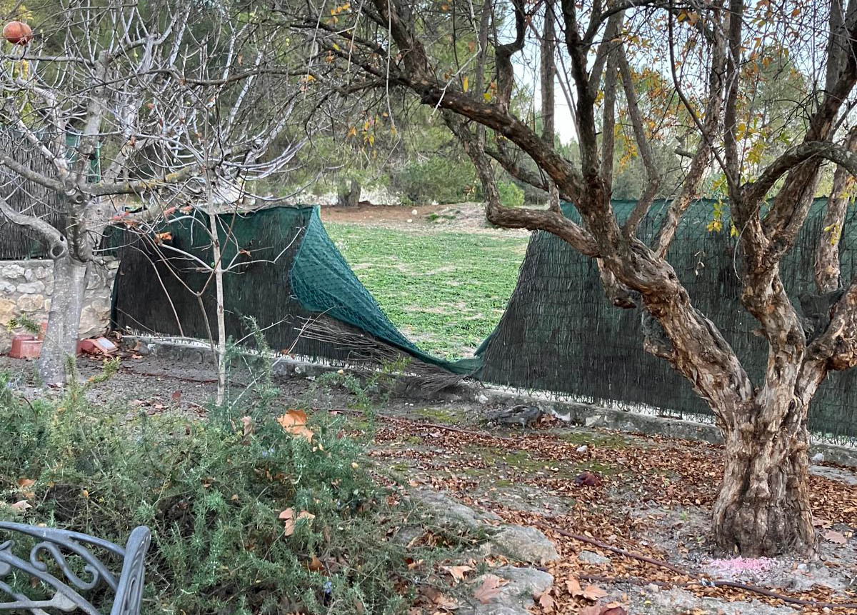 La tanca trencada pels lladres