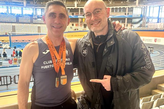 Rafa Coll, doble campeón autonómico en 60 y 200 metros