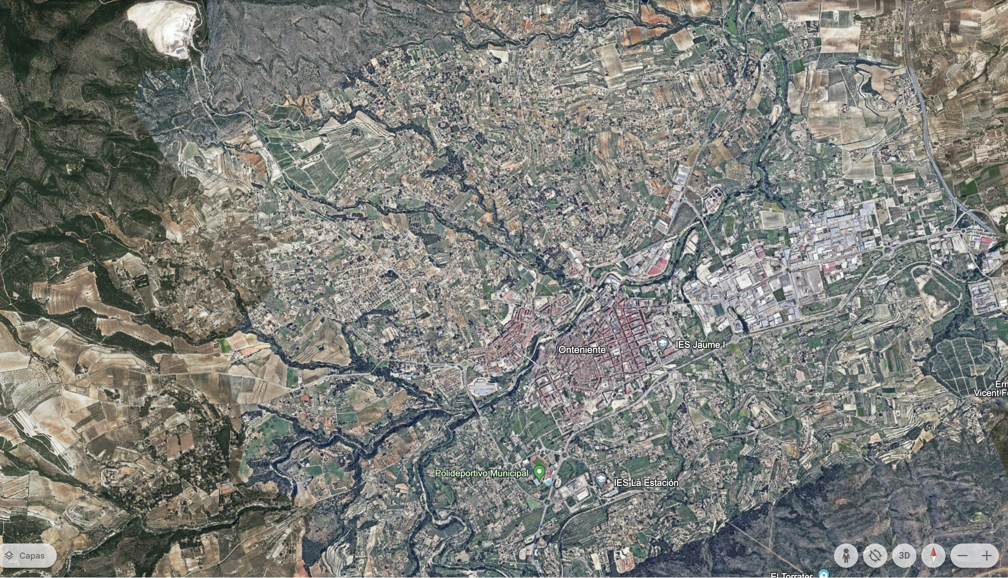 Ontinyent. Google Earth
