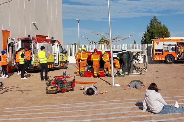 Así se preparan los alumnos del Jaume I en caso de accidente