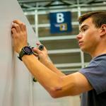 José Sanz (Ontinyent) prepara la seua participació en Spain Skills