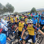 El equipo cadete del Club Ciclista Ontinyent, en la Copa Miguel Manrubia