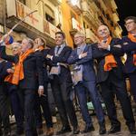 Ontinyentins acompañan a Mazón en la "Entraeta" 