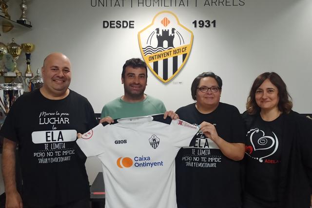 El Ontinyent visibiliza a las personas con ELA